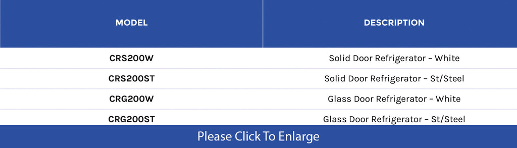 LEC Platinum Undercounter Refrigerator - Academy Refrigeration & Air Conditioning