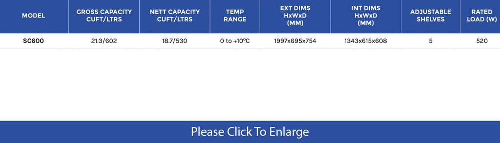 Sterling Pro 602 Litre Display Chiller - Academy Refrigeration & Air Conditioning