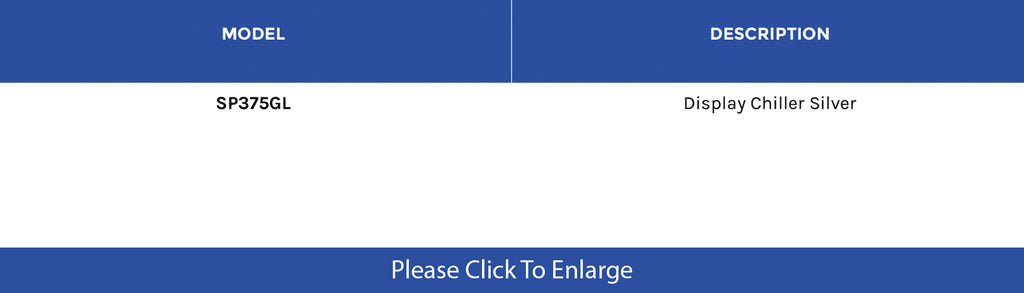 Sterling Pro Display Chiller (SP375GL) - Academy Refrigeration & Air Conditioning