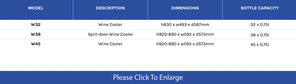 Vestfrost Undercounter Wine Coolers - Academy Refrigeration & Air Conditioning
