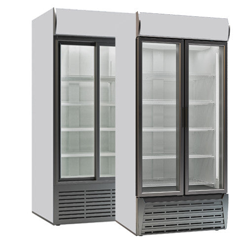 Sterling Pro Double Door Display Chillers - Academy Refrigeration & Air Conditioning
