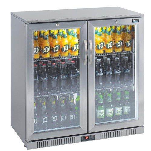 LEC Efficient Double Door Bottle Coolers - Academy Refrigeration & Air Conditioning