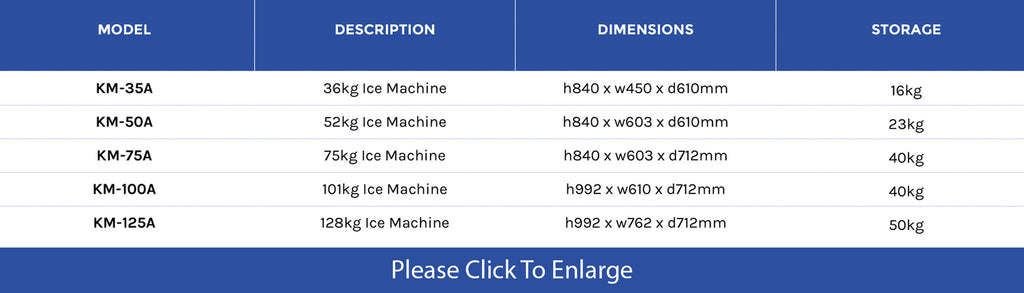 Hoshizaki Ice Maker KM Range - Academy Refrigeration & Air Conditioning