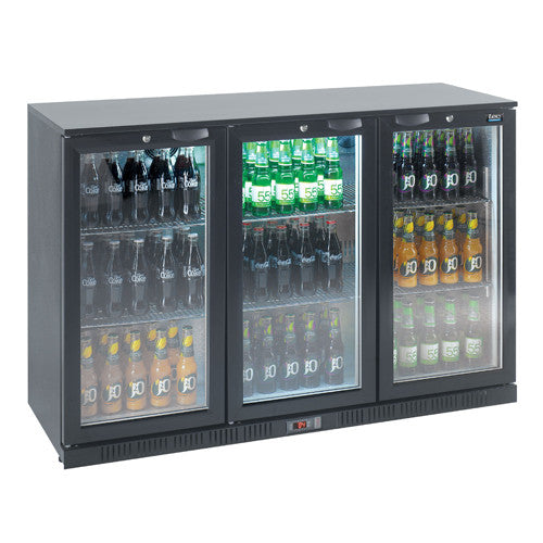 LEC Triple Door Bottle Cooler - Academy Refrigeration & Air Conditioning